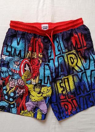 Шорты пляжные на мальчика marvel 11-12 лет