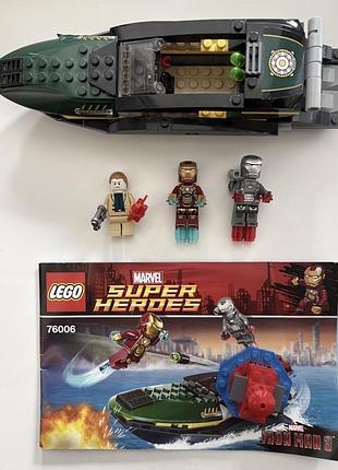 Набір lego marvel super heroes 76006 (велика битва в морському порту)