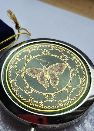 Нове кругле кишенькове (складне) дзеркальце бренду trino