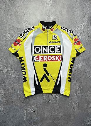 Vintage винтажная футболка giordana once big logo size xl размер хл