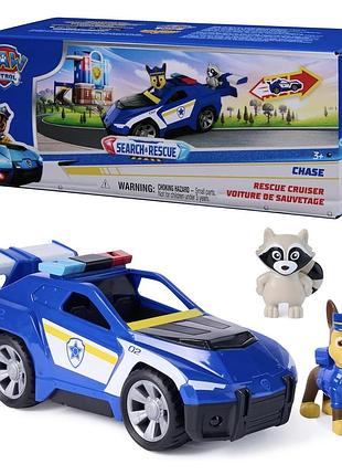Paw patrol щенячий патруль машинка-поліцейська гонщик chase із єнотом