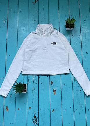 Жіноча флісова кофта the north face, розмір xs, фліска the north face, фліска tnf, polartec, флісова тепла кофта, біла фліска tnf