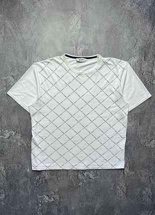 Vintage винтажная футболка yves saint laurent ysl сан ларан big logo monogram size xl размер хл