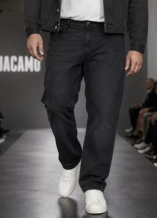 Чоловічі джинси jacamo чорні 3xl бавовна