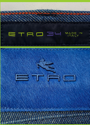 Джинсы etro. w-34. made in italy.