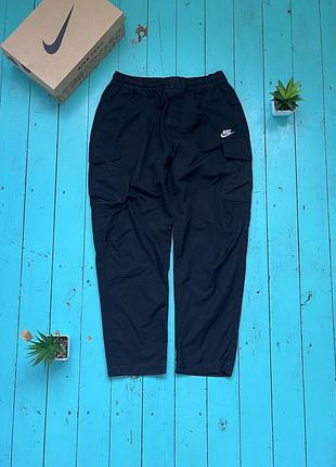 Нейлонові карго штани nike nsw, розмір xl, карго штани nike, нейлонові штани nike, карго