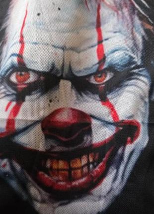 Балаклава "зломый клоун 🤡", penny-wise, реалистичная маска на хеллоуин.