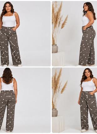 Жіночі джинси george plus size в горошок