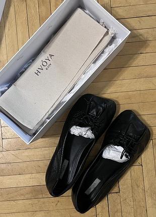 Балетки hvoya origami ballerinas чорні