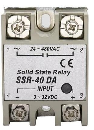 Твердотіле однофазне ssr-40da, cuacama