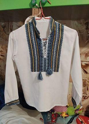 Вишиванка на хлопчика 10-11 років