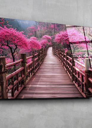 Картина на стекле novellaprint "дорога сакур" 45х30см (pic-279-00)
