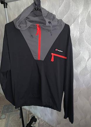 Куртка ветровка анорак berghaus wind shirt 90в