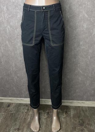Оригинальные женские хлопковые брюки massimo dutti
