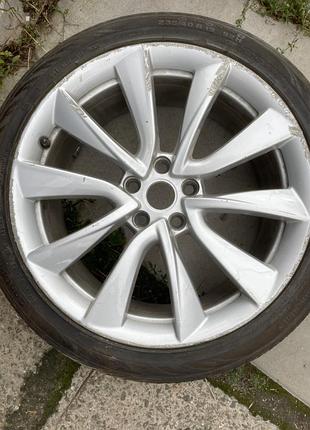 1034224-00-b оригинальный легкосплавный диск tesla дизайн cyclone / slipstream мексика r19