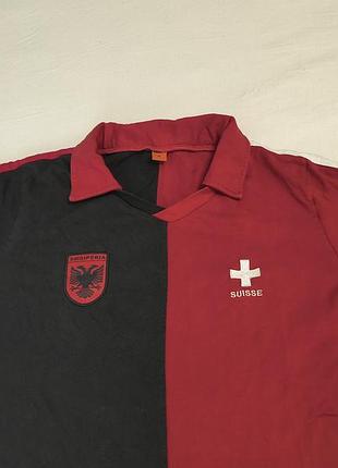 Vintage 2016 - albania canaj No11 - фанатская футболка поло зб. албании лорик кан No11 - m-l
