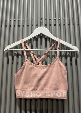 Oysho sport спортивний топ розмір s рожевий