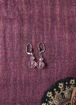 Подвесные серьги, бижутерия. hand made