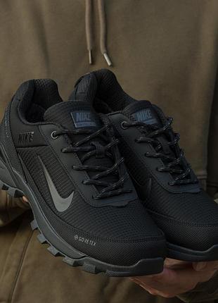 Термо кроссовки nike rivah gore-tex black