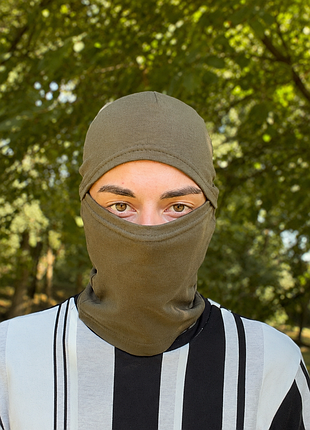 Балаклава тактична спортивна чорна, піксель, олива нова» 4
