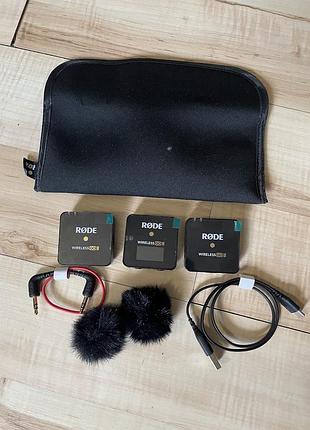 Радиосистема 2 канала rode wireless go ii