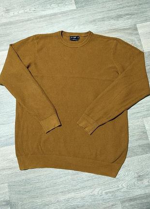 Мужской свитер f&f , размер xl , toffee