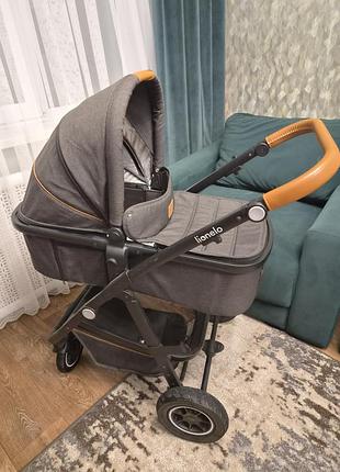 Коляска 3 в 1 lionelo grey graphite
