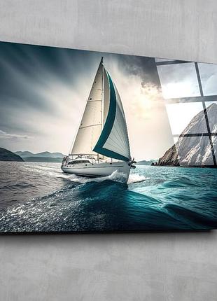 Картина на стекле novellaprint "морской путь" 45х30см (pic-596-00)