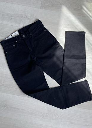 Чоловічі чорні джинси h&m slim fit stretch, розмір 30/32, з біркою