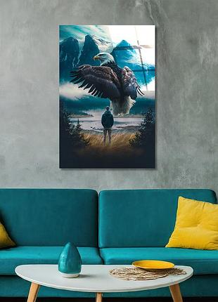 Картина на стекле novellaprint "величие орла" 30х45см (pic-332-00)
