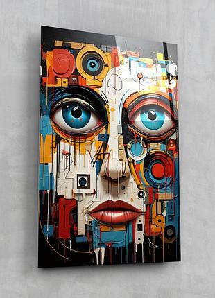 Картина на стекле novellaprint "абстрактные глаза" 30х45см (pic-354-00)