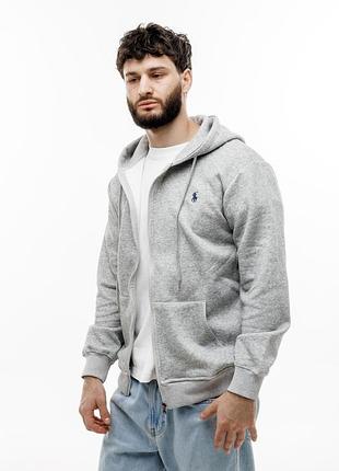 Худі поло, реглан polo, світшот polo, світшот поло, худі чоловіче, ralph lauren polo сірий; розмір xl