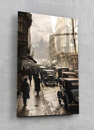 Картина на стекле novellaprint "ретро улица" 30х45см (pic-345-00)