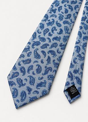 Чоловіча краватка hugo boss (paisley / made in italy)