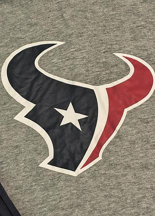 Team -nfl houston texans women`s colorblock hoodie - женское худи с капюшоном нф хьюстон тексанс - м