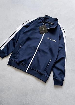 Кофта palm angels худі зіпка олімпійка палм енжелс оверсайз s, синій