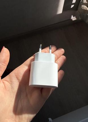 Мережевий зарядний пристрій apple 20w оригінал