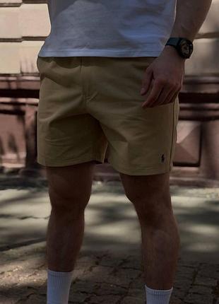 Шорти поло, шорти polo, шорти polo чоловічі, шорти ralph lauren polo, шорти чоловічі бежевий; розмір xxl