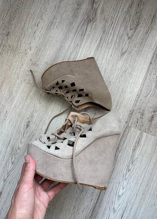 Ботильони topshop висока платформа