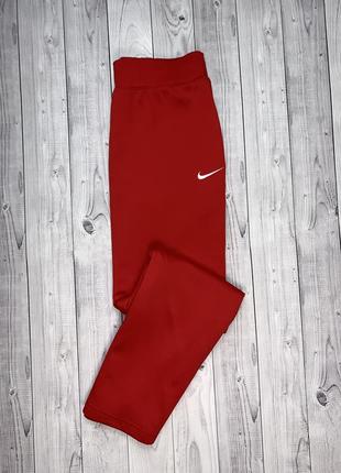 Жіночі спортивні штани nike червоні кльош спортивки найк вінтаж adibreak6 фото
