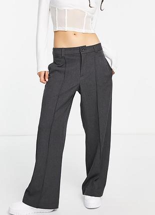 Брюки жіночі vero moda сірі прямі брюки с