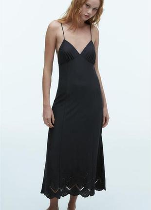 Zara, плаття, сукня, натуральна, з перфорацією