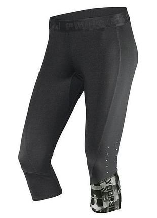 Спортивные капри лосины женские сrivit pro xs черные (2410)