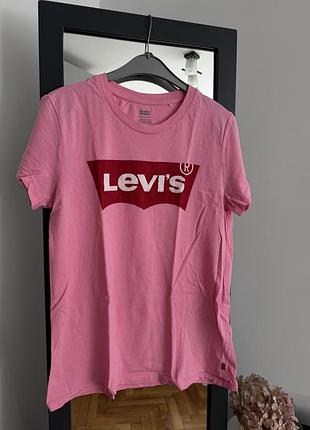 Рожева футболка levi’s