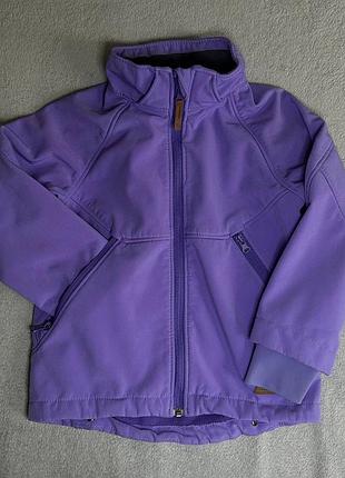 Куртка для дівчинки 110см вітровка демісезонна софтшел softshell 8