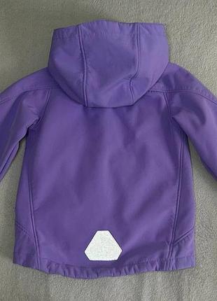 Куртка для дівчинки 110см вітровка демісезонна софтшел softshell 3