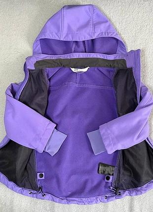 Куртка для дівчинки 110см вітровка демісезонна софтшел softshell 2