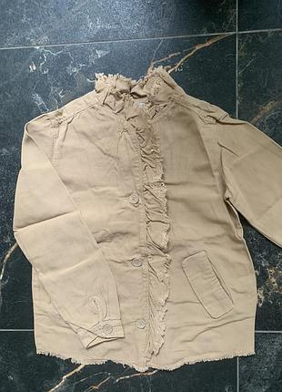 Куртка джинсовка котонова zara 2