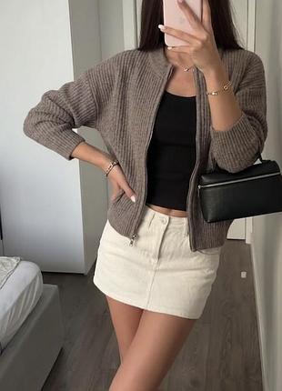 Вʼязаний кардиган на замку new look
