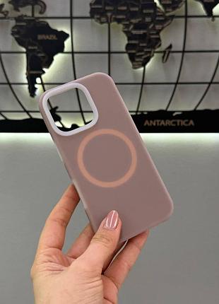 Неоновий чохол з мікрофіброю для iphone 16 pro,чохол-накладка для айфон 16 pro (бежевий)